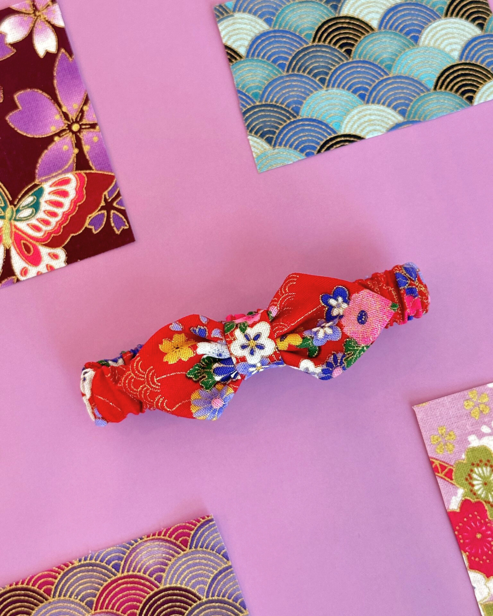 Paw & Pony is a thoughtfully designed, 100% handmade 2-in-1 piece that can be worn as a cat collar or a scrunchie for humans. Whether you’re twinning with your feline friend or gifting someone who adores cats, this piece brings a little joy wherever it’s worn. Material: Japanese pattern fabric, Color: Classic Red, Size: 26cm x 1.5cm (ideal for small to medium cats), Care: Hand wash in cold water; lay flat to dry